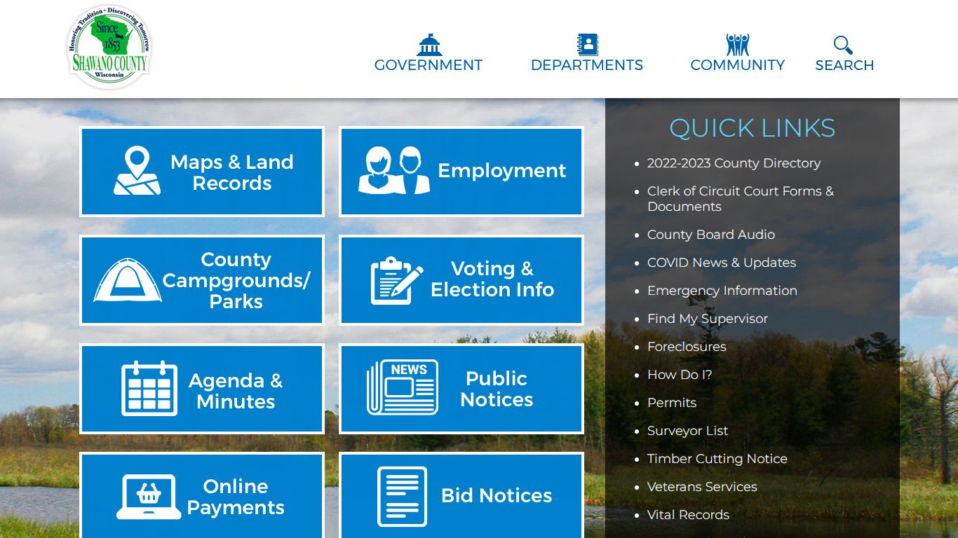 The Official Shawano County Government Web Site